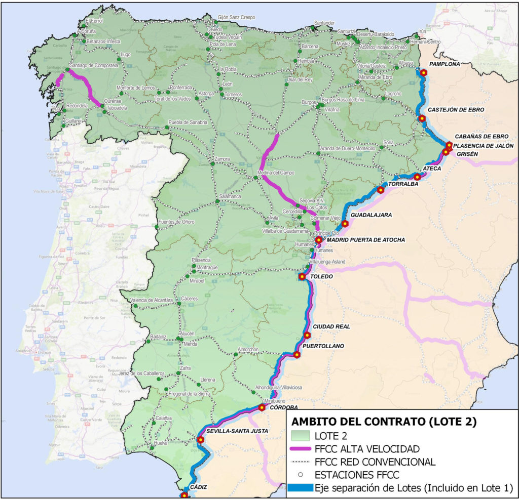 Adjudicación proyecto simulación de marchas tipo, análisis funcional, estudios de capacidad y de operación en la RFIG